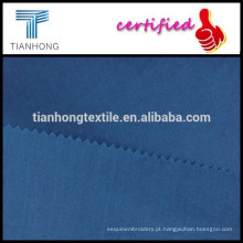 tecido de popeline de algodão cor azul escuro alta qualidade 80s weave liso para camisa formal